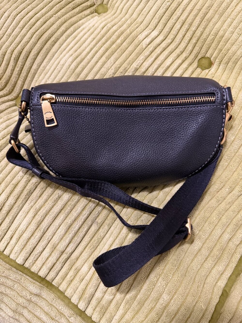 Coach Bethany Belt Bag Black Leather - Picture 11 of 13